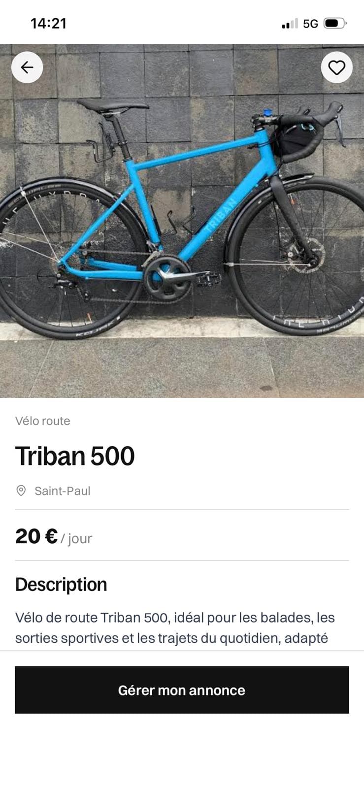 L'application Kala sur iPhone